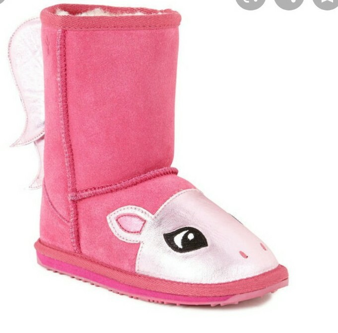 EMU AUSTRALIA Little Creatures Pony Hot Pink K11102 (Size 3) worm x8