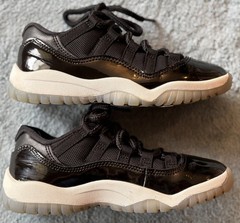 Nike Air Jordan Retro 11 Low PS Space Jam Black FV5116-004 Kids Size 13C