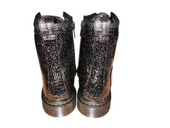 NIB Dr. Martens Youth/Junior 1460 Black Cosmic Glitter lace up boots $75