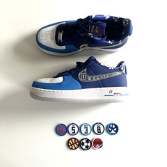 Size 4Y (GS) Nike Air Force 1 Low Doernbecher 2018 BV7251-400 Deep Royal Blue