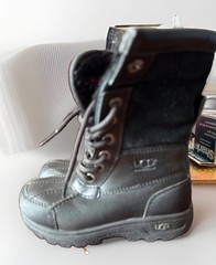 Ugg Big Kids Size 11 -Butte II CWR Boots Black -1098890K-