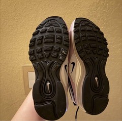 Nike Air Max 97 GS Purple Black White Sneakers US 4Y