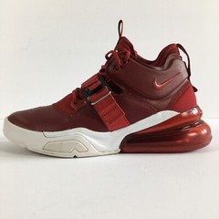 NIKE Air Force 270 Sneakers, Youth 6.5, Red High Top Basketball Streetwear