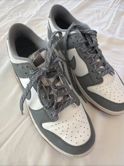 Nike Dunk Low Shoes Youth Size 7Y Gray White Gum Sole Sneakers FV0374-100
