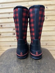 Lone Cone Insulating All Weather Mud Chore Boots Kids 11 Warm Buffalo Plaid