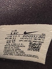 Kids Nike Kyrie Irving Infinity Basketball Shoes/ Size 13/Indoor Use Only