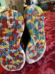 Size 6.5Y – Nike Kyrie Flytrap 6 SE Mid Black Multicolor Basketball Shoe EUC