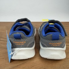 New Little Kids Munchkin By Stride Rite Lake Gray Casual Sneakers Size 5 C NIB