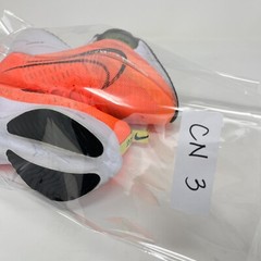 Nike Air Zoom Tempo Next% Flyknit Orange Athletic Casual Shoes Youth Size 6.5