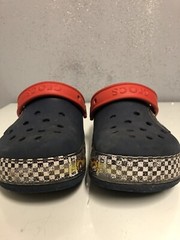 CROCS Kids J 1 Crocband Fun Lab Light-Up Race Car Clog, Navy