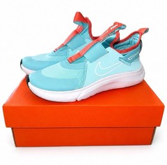 Nike Flex Plus PS CW7429-402 Kids 2Y Slip On Running Shoes Copa Magic Ember NWB