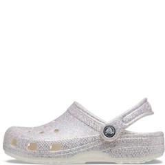 Crocs Classic 206993-9DI Clogs Kids US 5Y Mystic Glitter Comfort Shoes QLW301