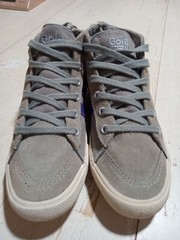 Gola US Size 2 Side Zip Shoe Gray And Purple Super Cool