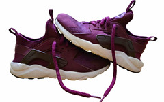 Size 3y Nike Air Huarache Run Ultra Unisex Kids Purple/White Low Top