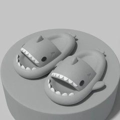 Kids Shoes Slippers Shark Flip Flops Soft Sole Cartoon Slipper Women Men