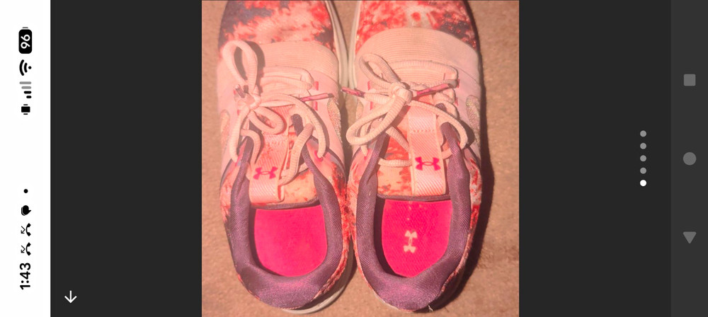 Under Armour Assert 8 Unisex/Women’s Athletic Sneaker Lace-Up Pink Purple US 8