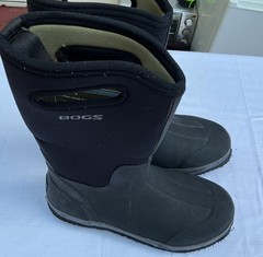 Bogs Classic High Boots Youth Size 5 Black Good Waterproof Insulated Neoprene