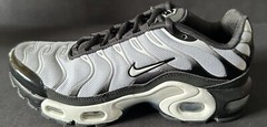 Nike Air Max Plus GS Black Metallic Silver Youth Sz 5.5y Women 7 New CD0609-018
