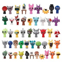 2026 new 24pcs/48pcs Sprunki Figures Mode Toys Sprunki Incredi box Anime Action