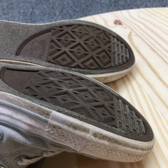 Converse Shoes Junior 2 Chuck Taylor All Star Double Tongue Gray Sneaker 665988F