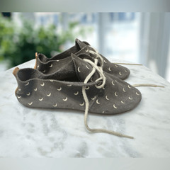 Zuzii handmade in LA Italian Calf Suede Leather Boots moccasins Shoes Size 11