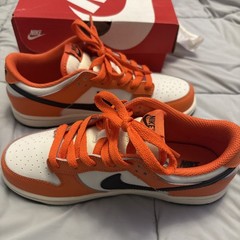 Little Kid’s Nike Dunk Low Phantom/Black-Safety Orange Size 3Y (DH9756 003)