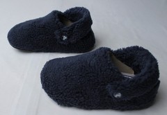 Crocs Unisex Kid’s Fuzzy Classic Cozzzy Slippers JL3 Blue Size US:J1 UK:J1