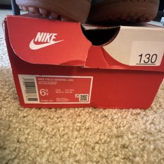 Nike Field General GS Blue/White Sneaker Youth 6.5Y Mesh Comfort New with Box