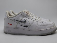 Nike Air Force 1 White Multi-Swoosh Sneakers DO6486-100 Youth Size 7Y