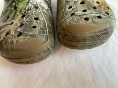 Crocs Dual Comfort Real Tree Camo Slip On Faux Fur Lined Kids Size C11