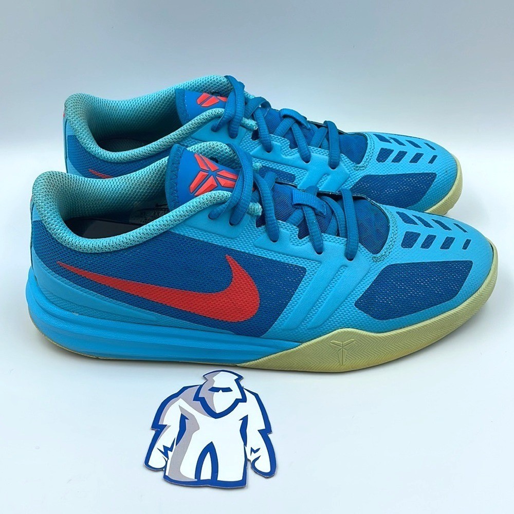 Nike Kobe Mentality Blue Lagoon Basketball Shoes 705587-400 Youth 6Y Womens 7.5