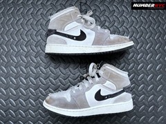 Nike Air Jordan 1 Mid SE Craft Kid’s Size 5Y Sneakers FD9091-002 Grey White