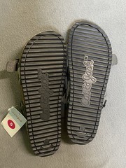Cat & Jack New! Double Buckle Slide Sandals Actual Size Is Approx.Men’s 6.5/W8.5