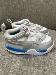Nike Air Jordan 4 RM White Neutral Grey University Blue FQ7937-104 Toddlers 7C