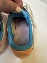 Nike Court Legacy Wild and Free Size 2.5Y Kids Shoes White Pink Blue Strap Rare