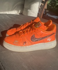 Nike Air Force 1 Low “Just Do It” Orange – Size 4.5Y