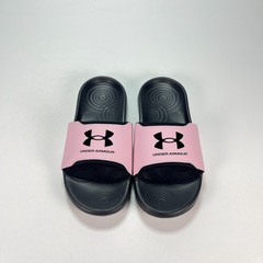 Under Armour Ignite Select Pink Black Slides Sandals 3027227-001 Youth Size 3Y