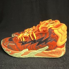 PUMA MB.03 Halloween JR Basketball Shoes Orange Black Synthetic Kids US 5