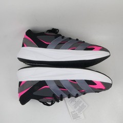 Adidas Lightblaze Trainers Kids US 7 Black/Pink JR1299 Lowtop Sneakers
