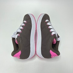 Heelys Roller Brown Pink White Laces 7348 Shoes Sneaker Youth Size 3