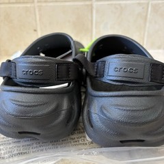 Crocs Echo Clog K Black Lightweight Comfortable Kids J5 (Youth 5) NEW