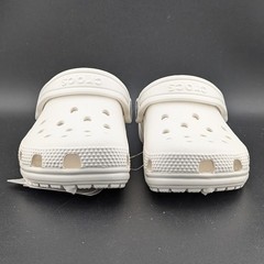 Big Kids Size C11 Crocs Classic Clog K – Bone White ~ Genuine New w/ Tags 206991