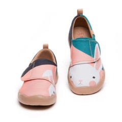 Kid Size UIN Slip On Shoes Canvas Comfortable Loafers „Good Rabbit“