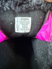 NWD $75 Sorel Snow Commander Boot Purple Dahlia Groovy Pink Toddler US4/UK3/EU21