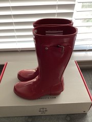 NWT Hunter Kids‘ Original Gloss Waterproof Rain Boot (Little Kid ) 3 M