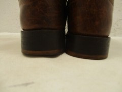 ANDERSON BEAN BOOTS Brown Square Toe Boots Youth Kids size 10 Style 7011