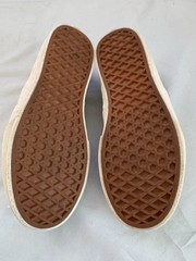 Vans Customized White Shoes Youth Size 4 Used