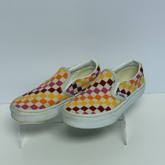 VANS Off the Wall Rainbow Checkerboard Shoes Kids Unisex Youth Size 13 Skater
