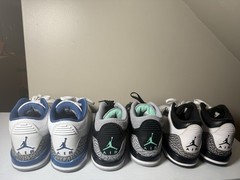 Air Jordan 3 Wizards , AJ3 Green Glow , AJ3 Infrared Size 6.5Y DM0967‑148