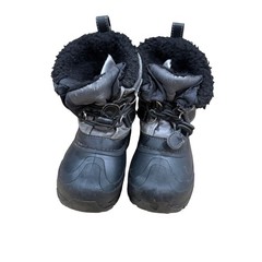 Kids Member’s Mark Snow Boots Winter Fleece Lined Waterproof Size 9/10 Insulated
